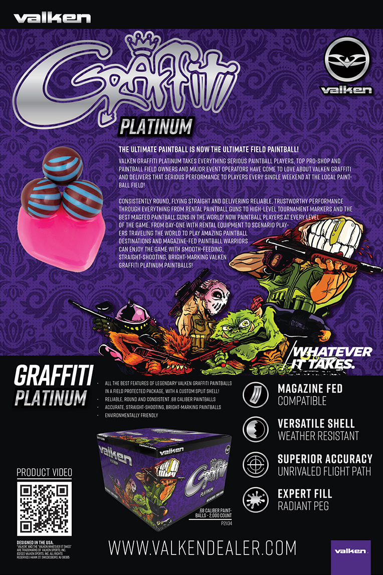 Valken Marketing-Print and Digital Ad for Paintball Line