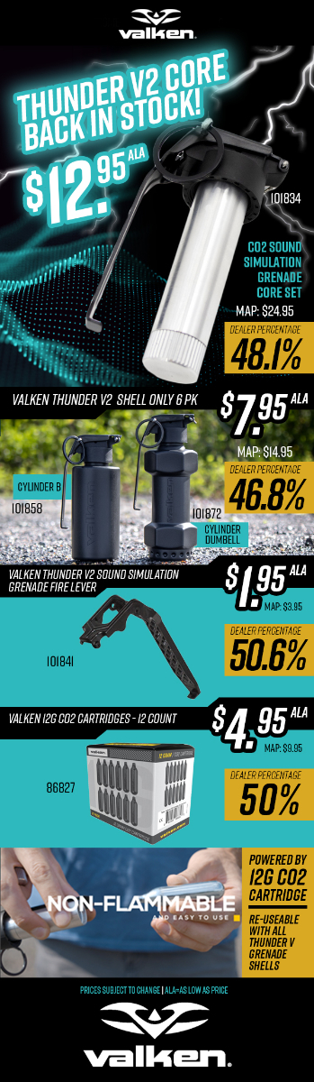 Valken Dealer email design in Hi-Octane Hero style.