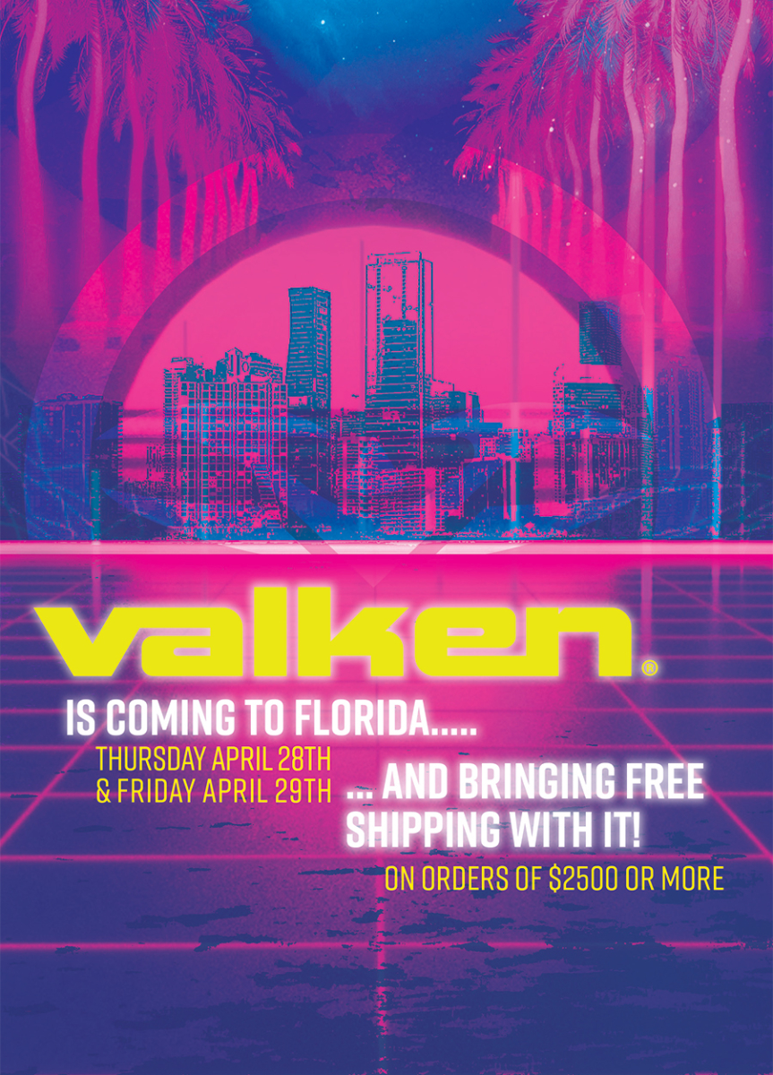 Valken Dealer Social Media post graphics for Florida event.